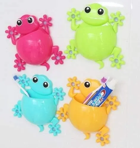 Gecko Toothbrush Holder - Assorted Colours