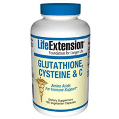 Glutathione - Cysteine and C 100 Vcaps By Life Extension