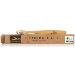 GO BAMBOO Child Toothbrush Biodegradable Ages 2 