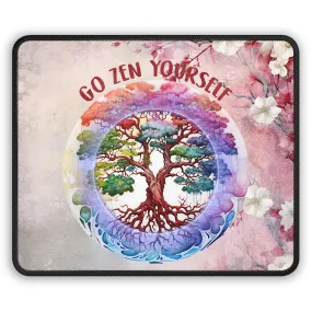 Go Zen Yourself Yoga Mouse Pad,Unique Gift For Meditation And Yoga Lover, Cute Yoga Mouse Pad, Mindful Yoga Gift, Yoga lover Mouse Pad, Yoga Instructor Gift, Gift For Yoga lovers, Gift For Yogi.