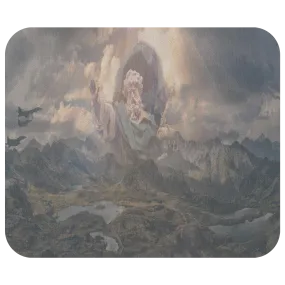 God Stopping Airplane Greek Mythology Zeus Mouse Pad - Mountain Nature Mouse Mat