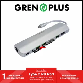 Grenoplus 9 in 1 Xten C 2 Combo Hub - Silver (Barcode: 6971196340758 )