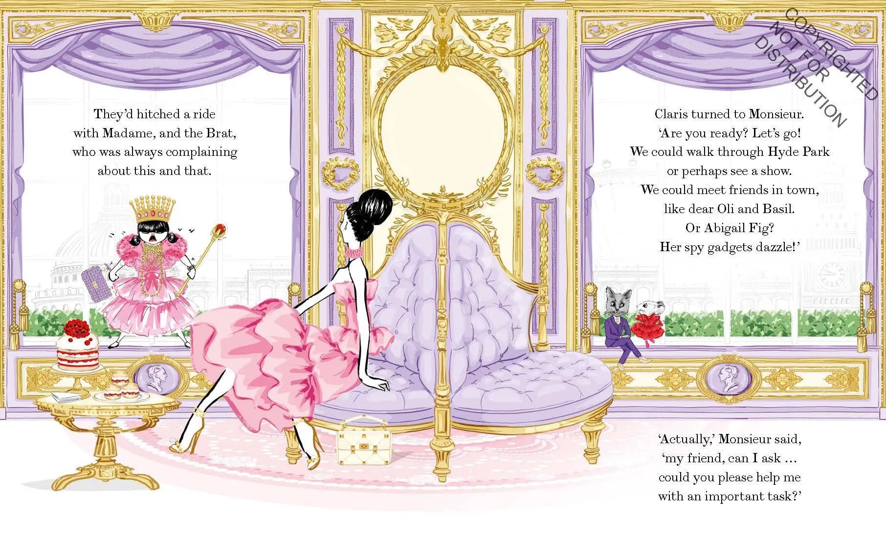 Hardcover Books | Claris The Chicest Mouse in Paris- The Secret Crown | Megan Hess