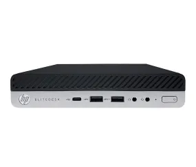 HP EliteDesk 800 G4 MINI, Intel Core i5-8500T 2.1GHz 6C, 16GB RAM, 512GB SSD, Refurbished