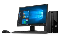 HP Slim 270-p013wb Desktop and 21.5" Monitor Bundle, Intel Pentium G4560T, 4GB Memory, 1TB HDD, Windows 10HP Slim 270-p013wb Desktop and 21.5" Monitor Bundle, Intel Pentium G4560T, 4GB Memory, 1TB HDD, Windows 10