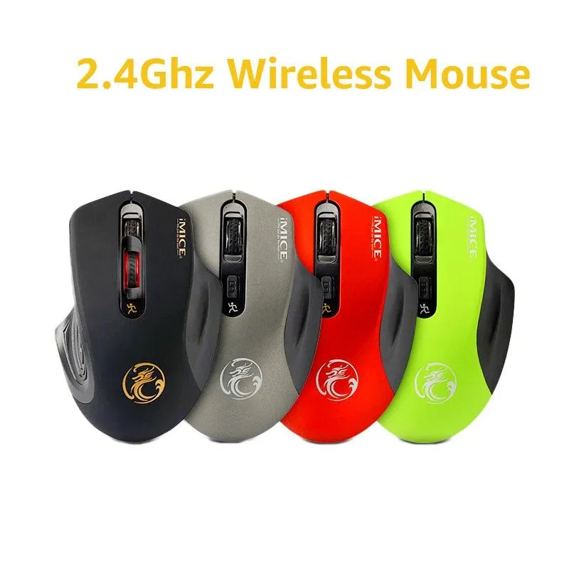 iMice USB 3.0 Receiver Wireless Mouse 2.4G Silent Mouse 4 Buttons 2000DPI Optical Computer Mouse Ergonomic Mice For Laptop PC