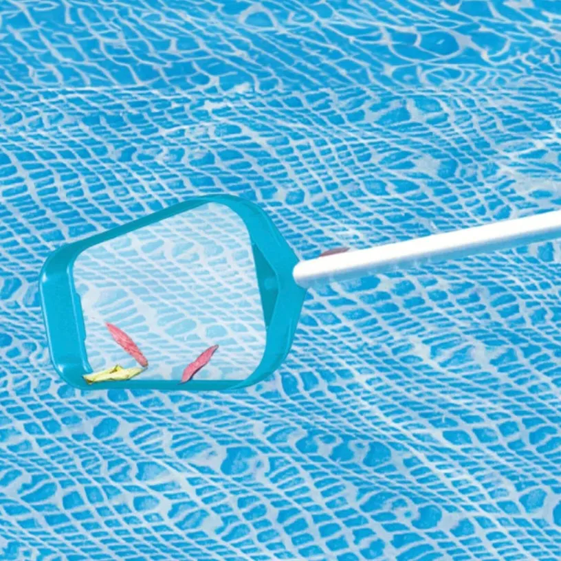 Intex Pool Cleaning Leaf Skimmer & Telescoping Aluminum Poles