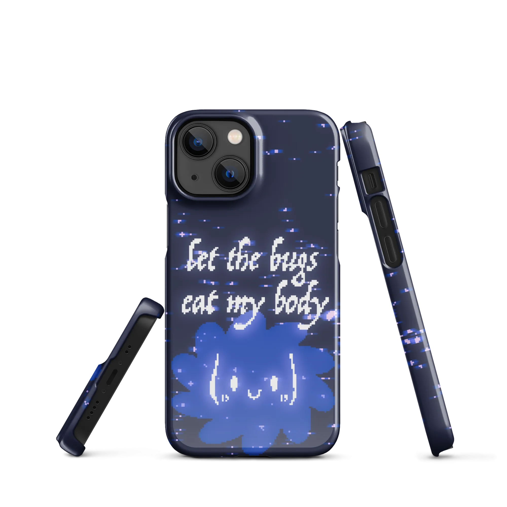 iphone snap case - let the bugs eat my body