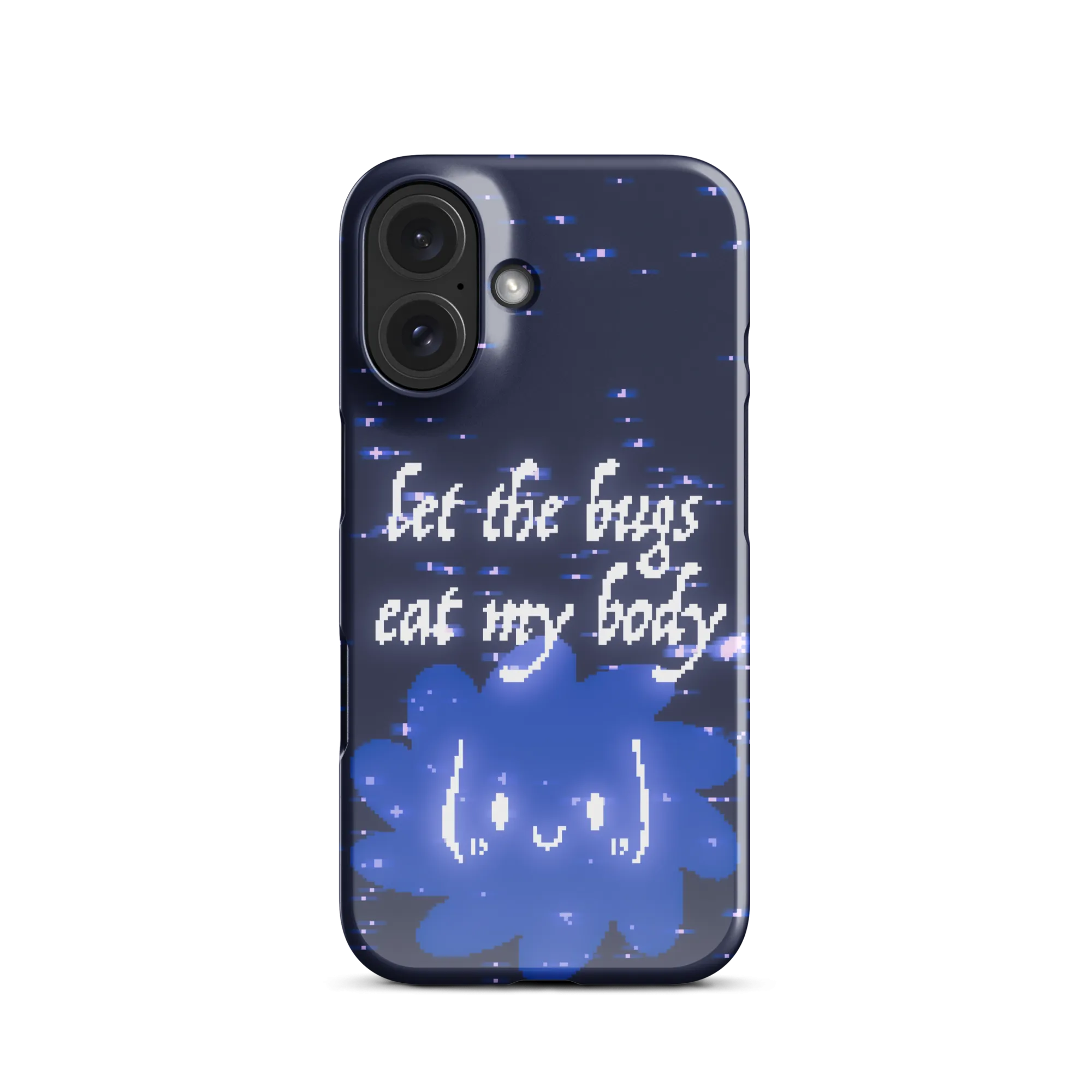 iphone snap case - let the bugs eat my body