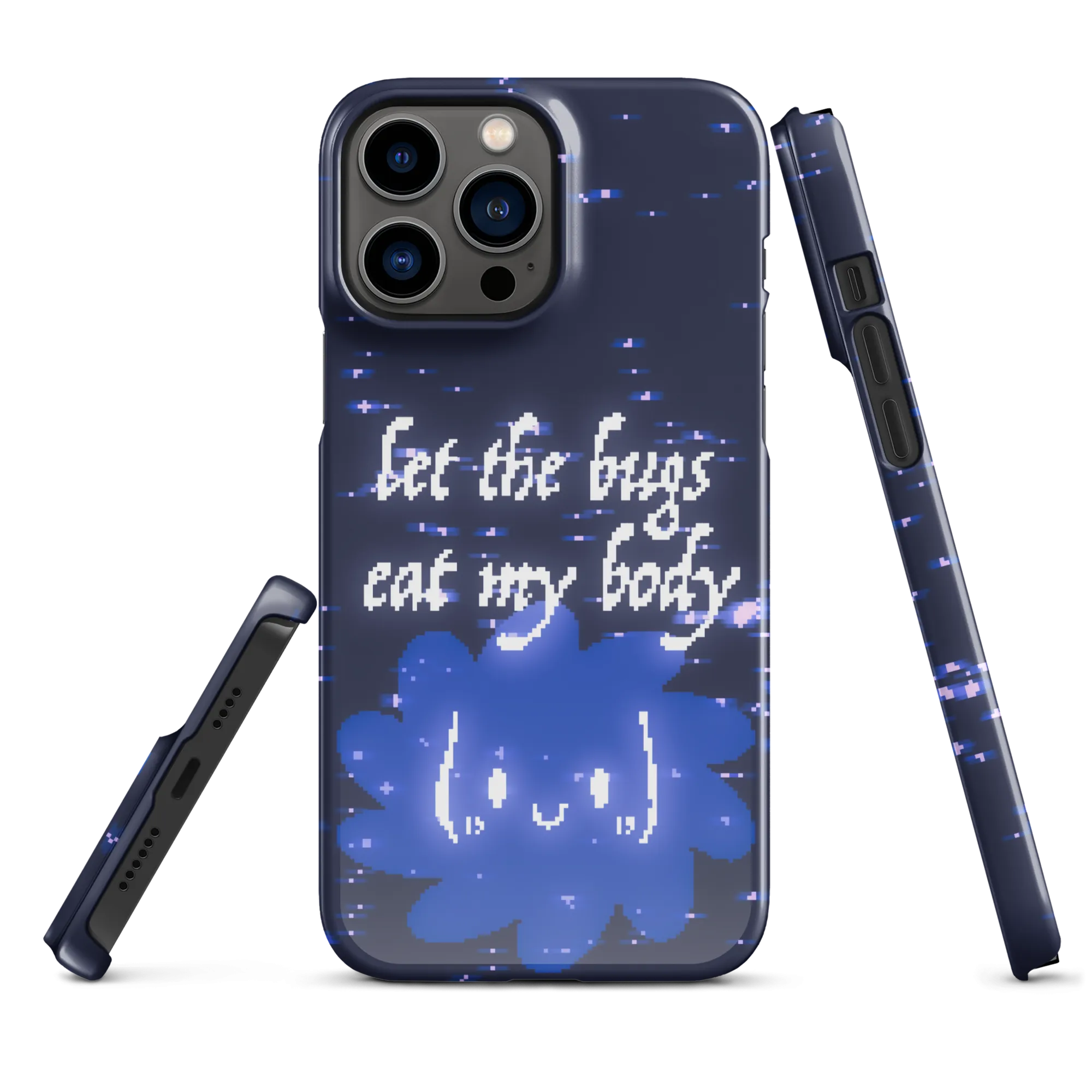 iphone snap case - let the bugs eat my body