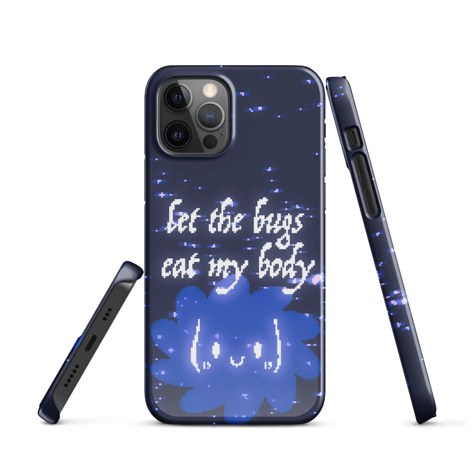 iphone snap case - let the bugs eat my body