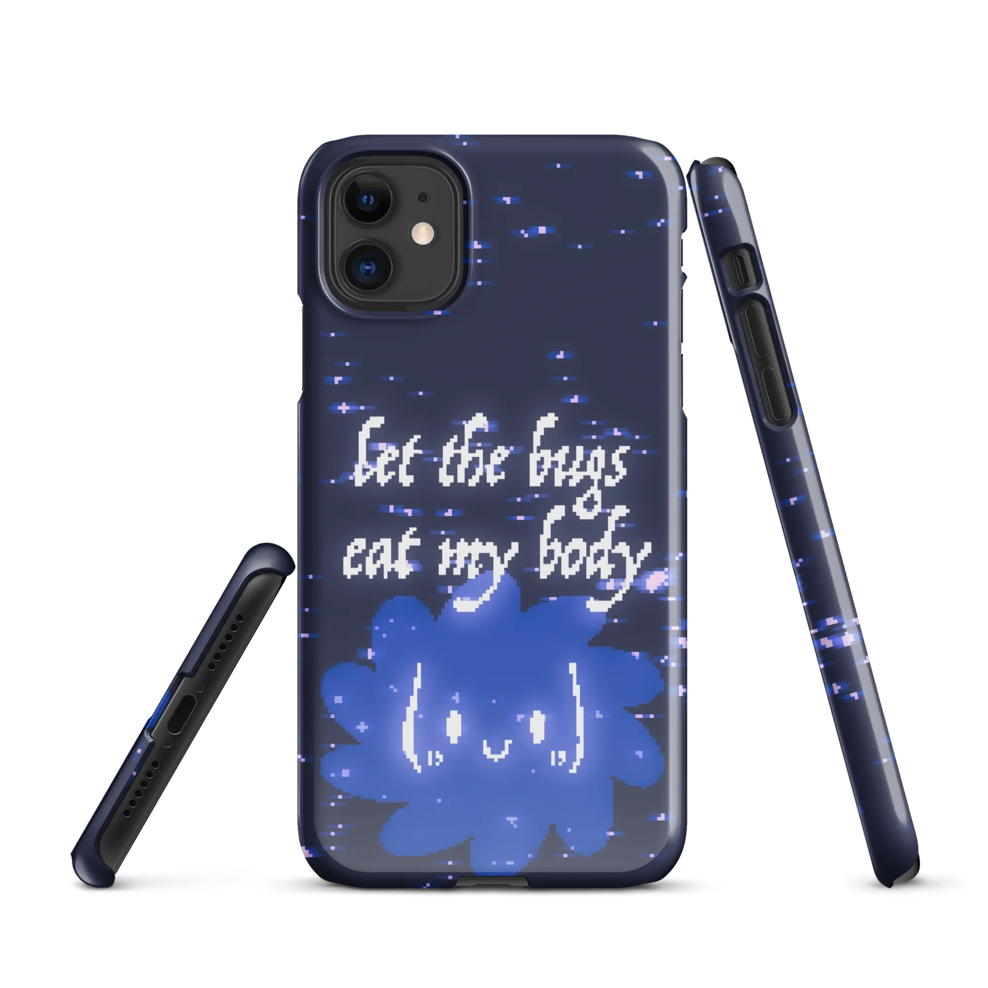 iphone snap case - let the bugs eat my body