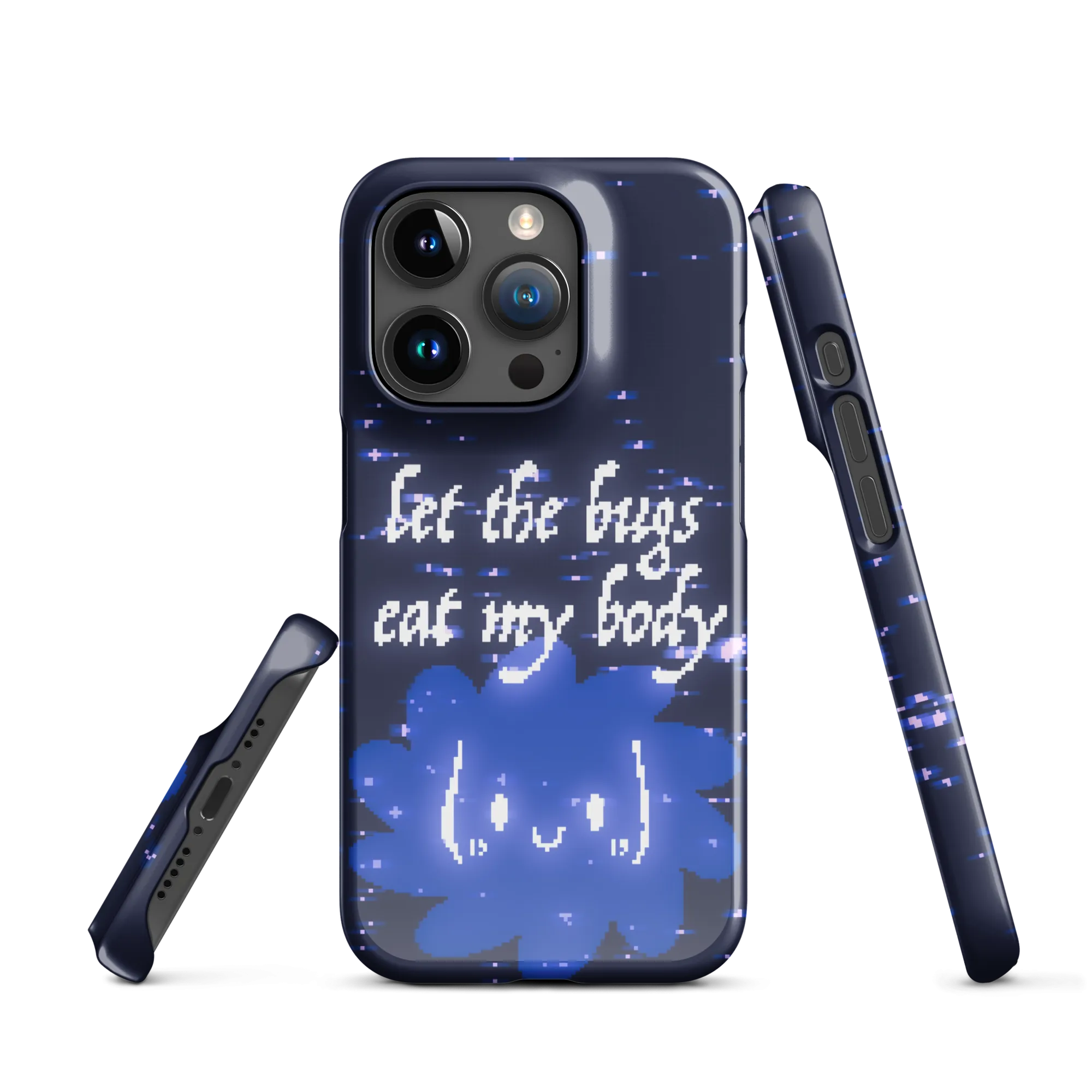 iphone snap case - let the bugs eat my body