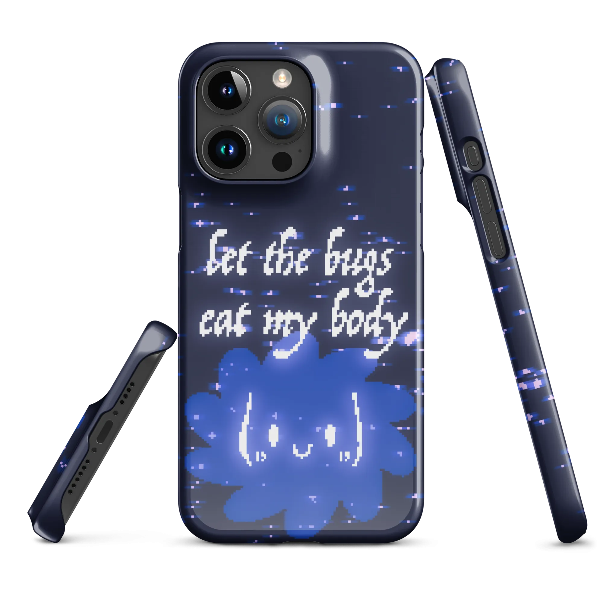 iphone snap case - let the bugs eat my body