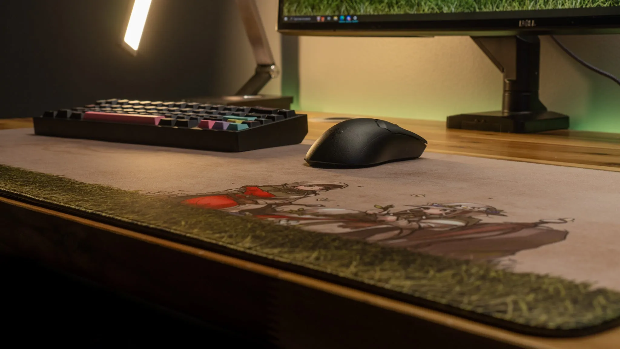 Ironlily "Flora on the Mural" Limited Edition Content Creator Collaboration Gaming Deskmat Mouse Pad