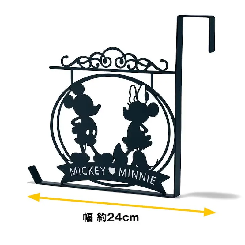 JP x BM - Paper-Cut Iron Door Hook x Mickey & Minnie Mouse