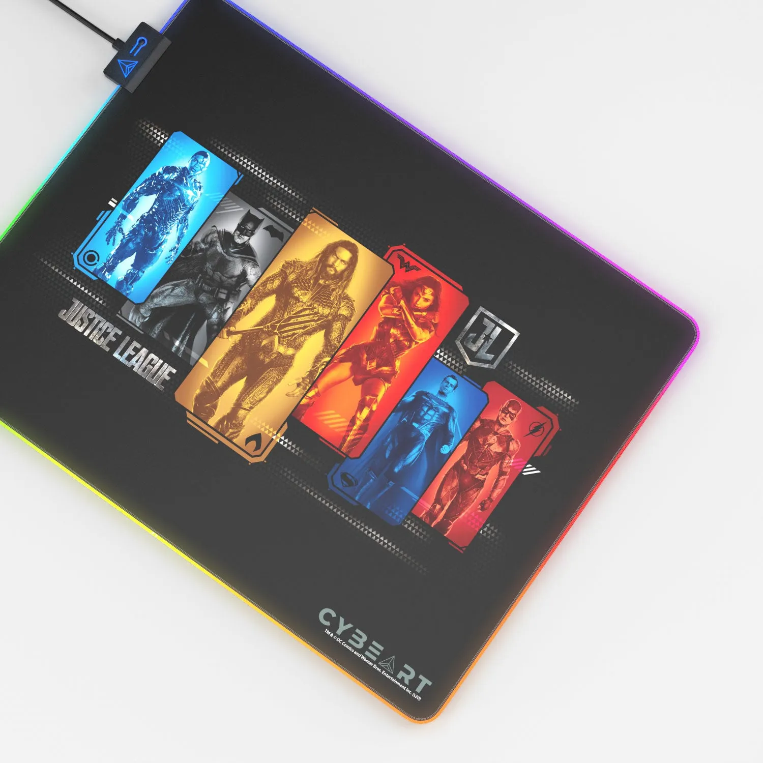 Justice League - Character Portraits Gaming Mouse Pad