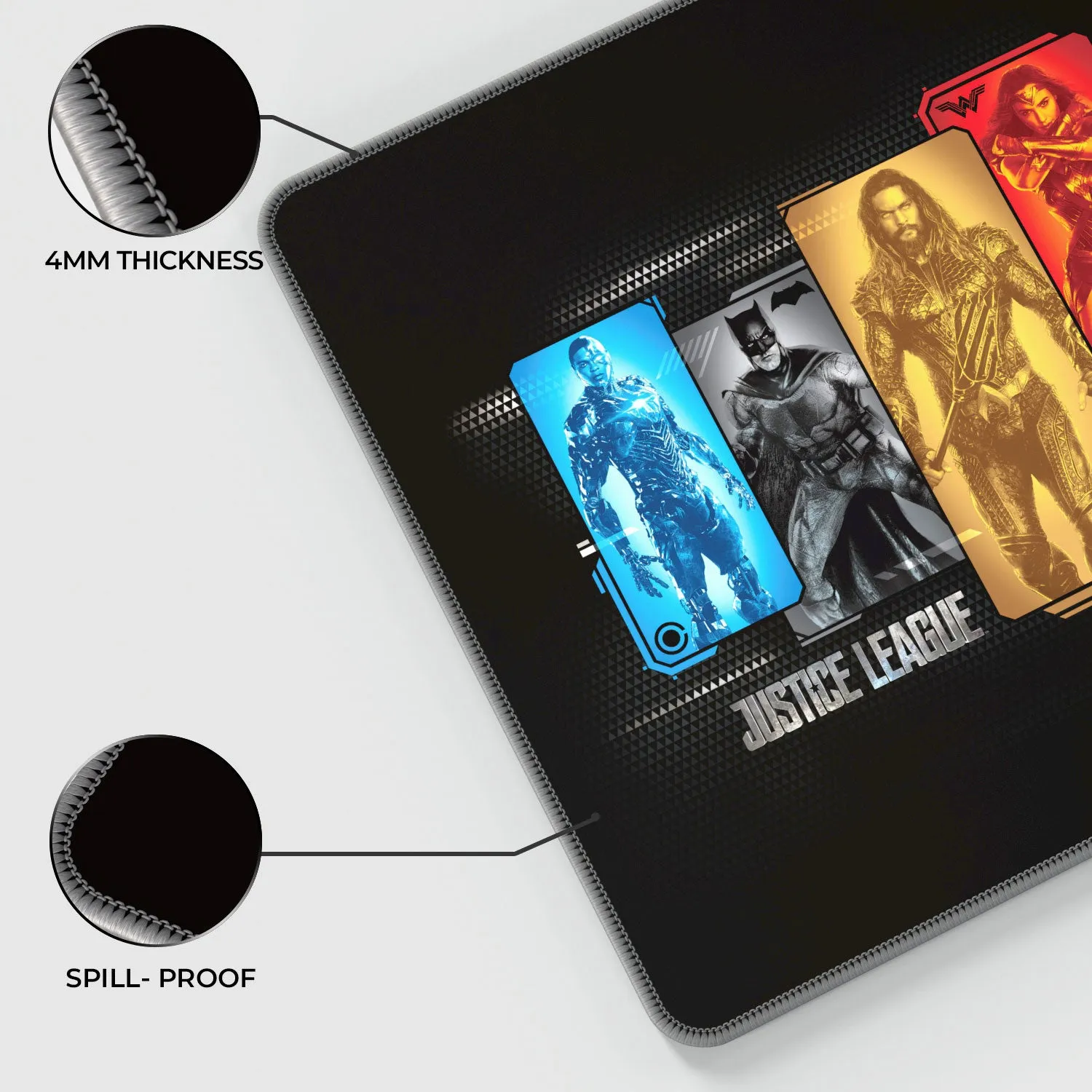 Justice League - Character Portraits Gaming Mouse Pad