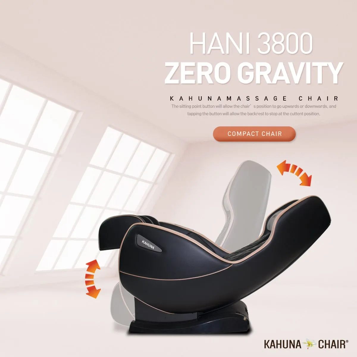 Kahuna Chair HANI-3800 Black