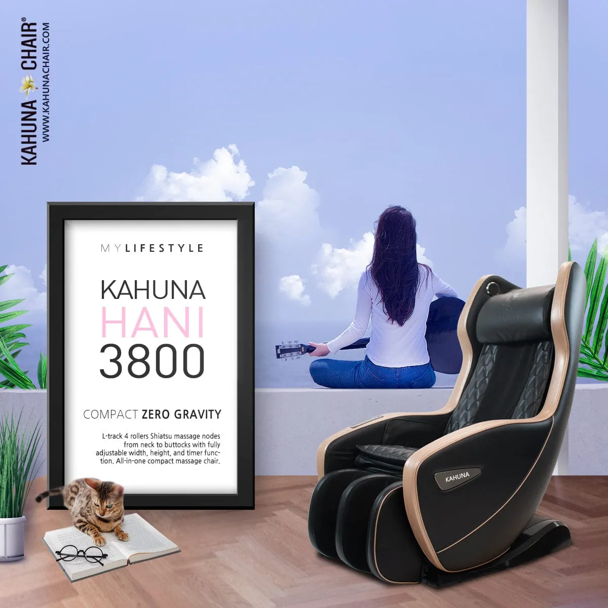 Kahuna Chair HANI-3800 Black