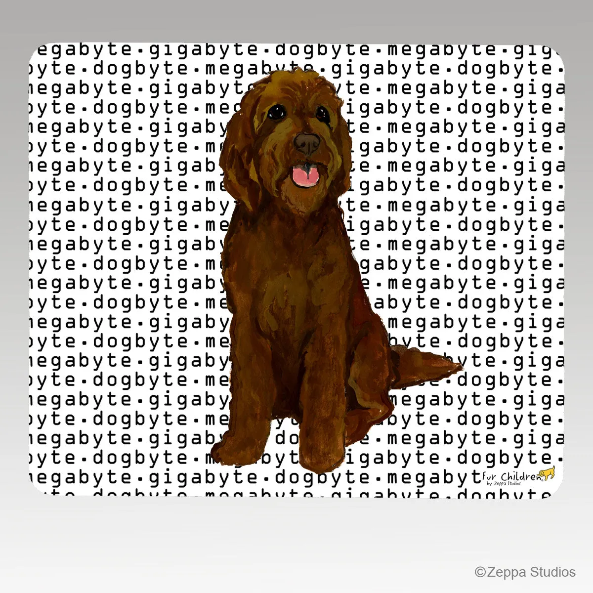 Labradoodle & Golden Doodle Megabyte Mouse Pad