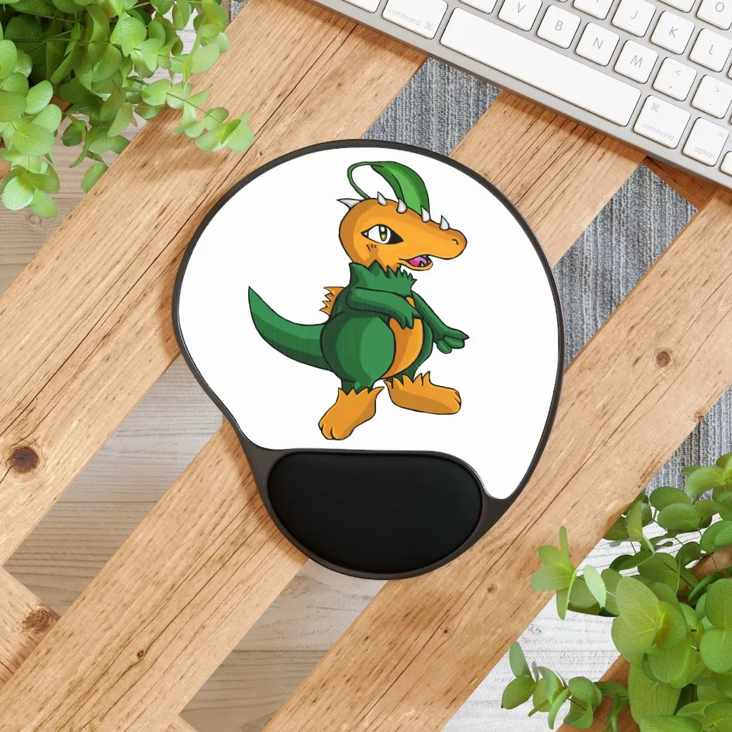 Leafasaur Mouse Pad With Wrist Rest