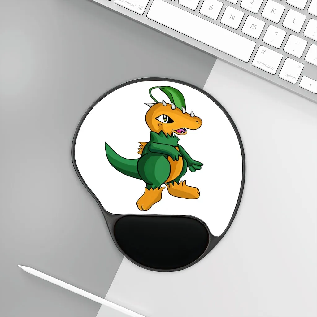 Leafasaur Mouse Pad With Wrist Rest