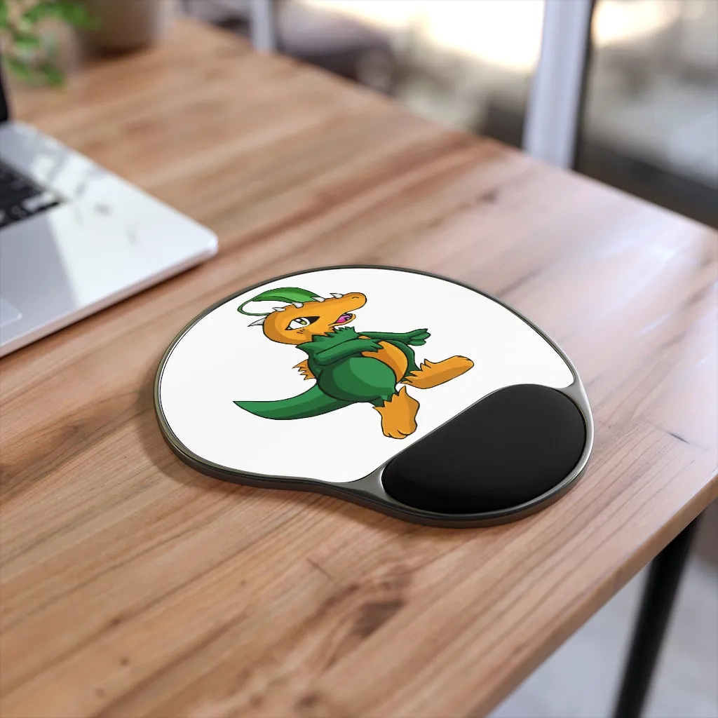 Leafasaur Mouse Pad With Wrist Rest