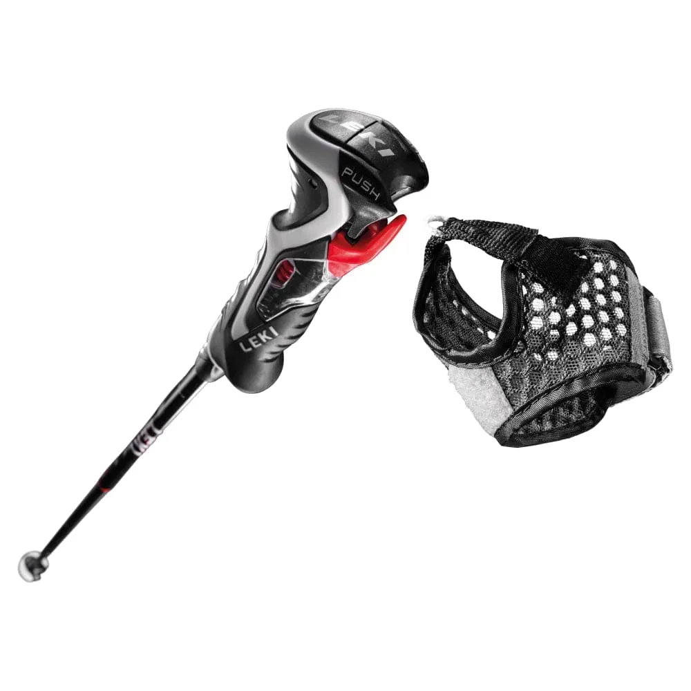 LEKI CARBON 14 3D POLE BLACK/RED