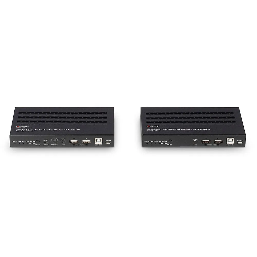 Lindy Extender - Video/Audio Extender - Rs-232, Usb 2.0, Hdmi, Hdbaset 3.0