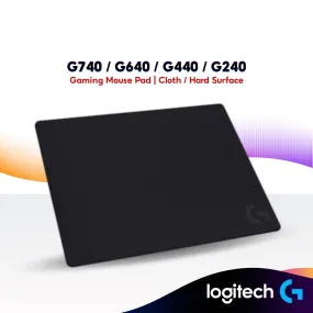 Logitech Gaming Mouse Pad with Cloth / Hard Surface Material - G740 / G640 / G440 / G240