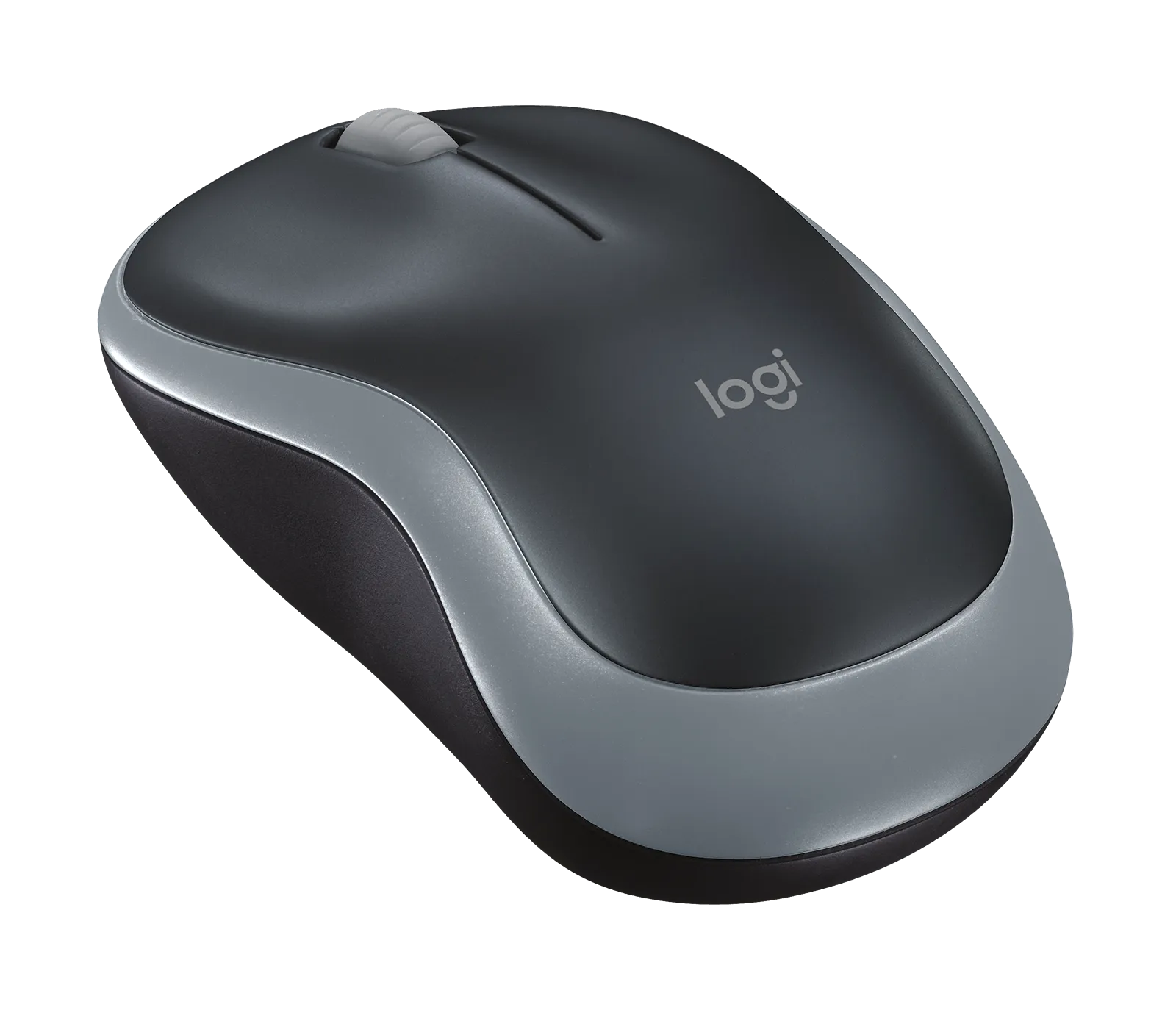 Logitech M185 Wireless Mouse with 1000 DPI Optical Tracking | Plug-and-Play | Wireless Receiver - Grey / Blue / Red