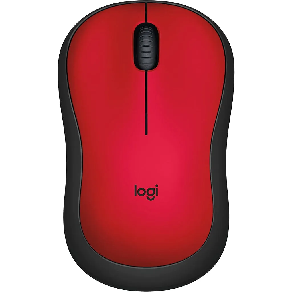 Logitech M221 Red Silent Wireless Mouse