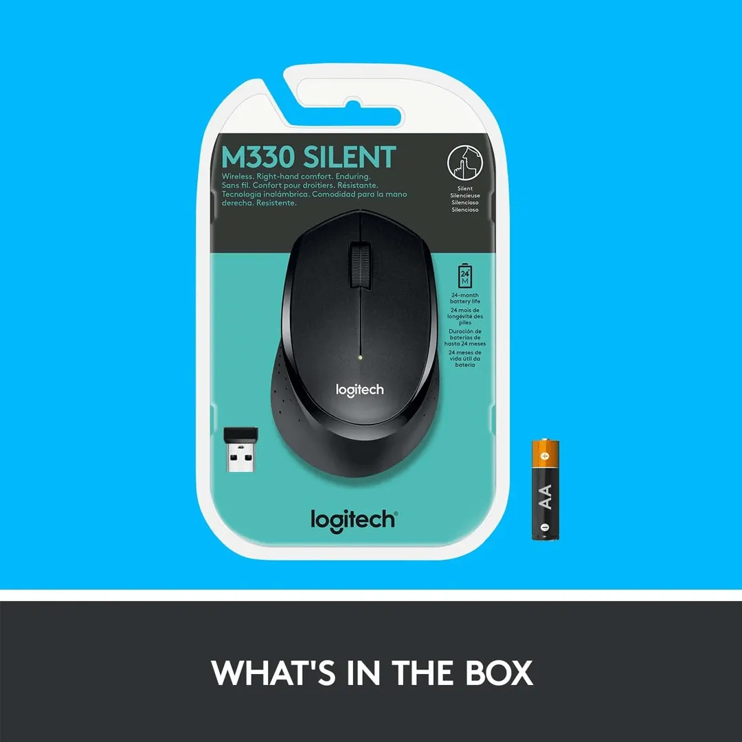 Logitech M330 Silent Plus Wireless Mouse