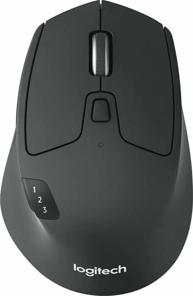 Logitech M720 Triathlon Multi-Device Wireless Optical Mouse 910-004790, Black