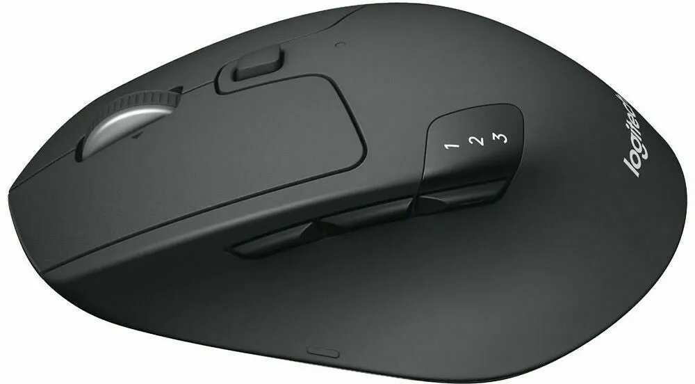 Logitech M720 Triathlon Multi-Device Wireless Optical Mouse 910-004790, Black