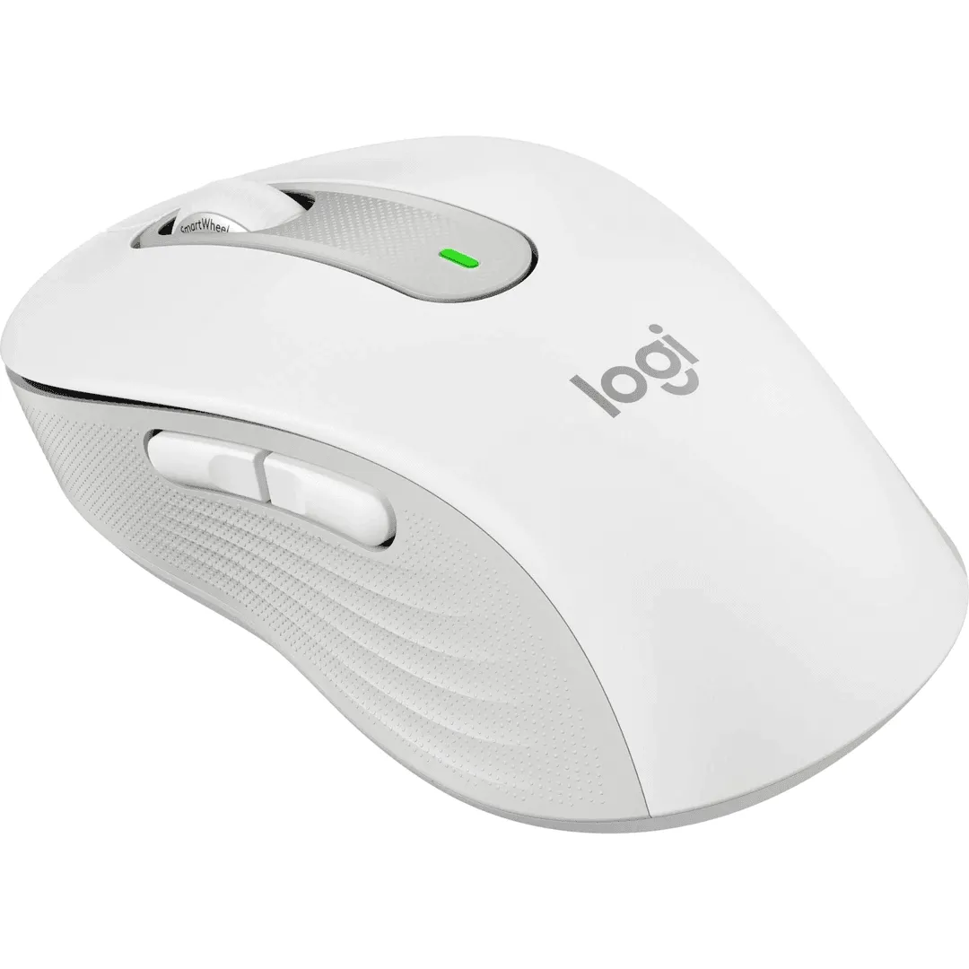 Logitech Signature M650 Wireless Mouse Ergonomic Pale Grey