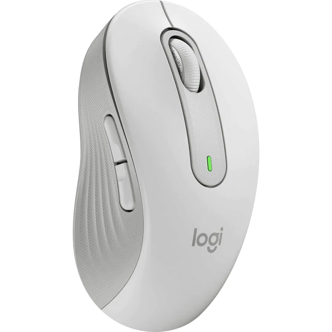 Logitech Signature M650 Wireless Mouse Ergonomic Pale Grey