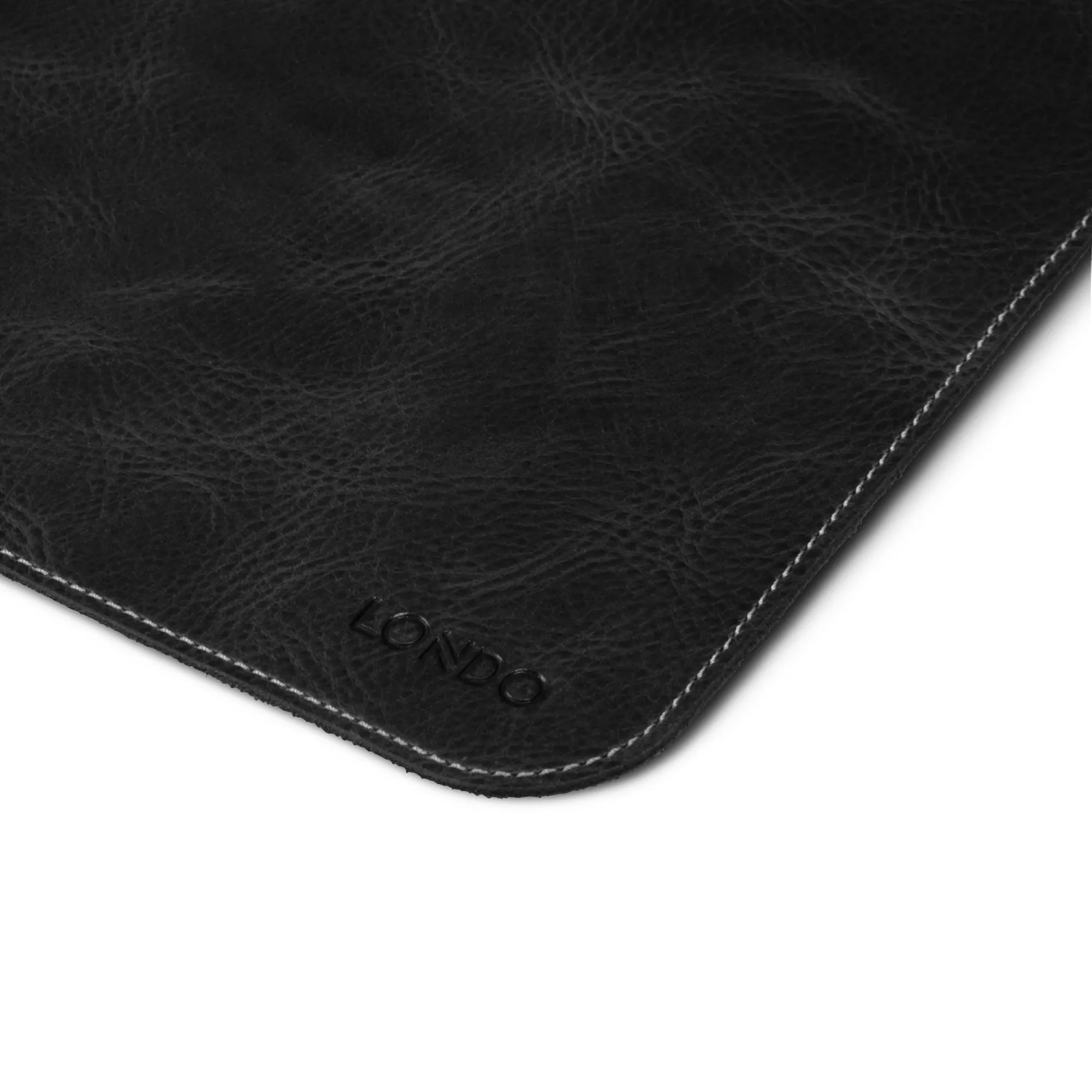 Londo Top Grain Leather Extended Mouse Pad, Leather Office Desk Mat, Desk Pad Protector