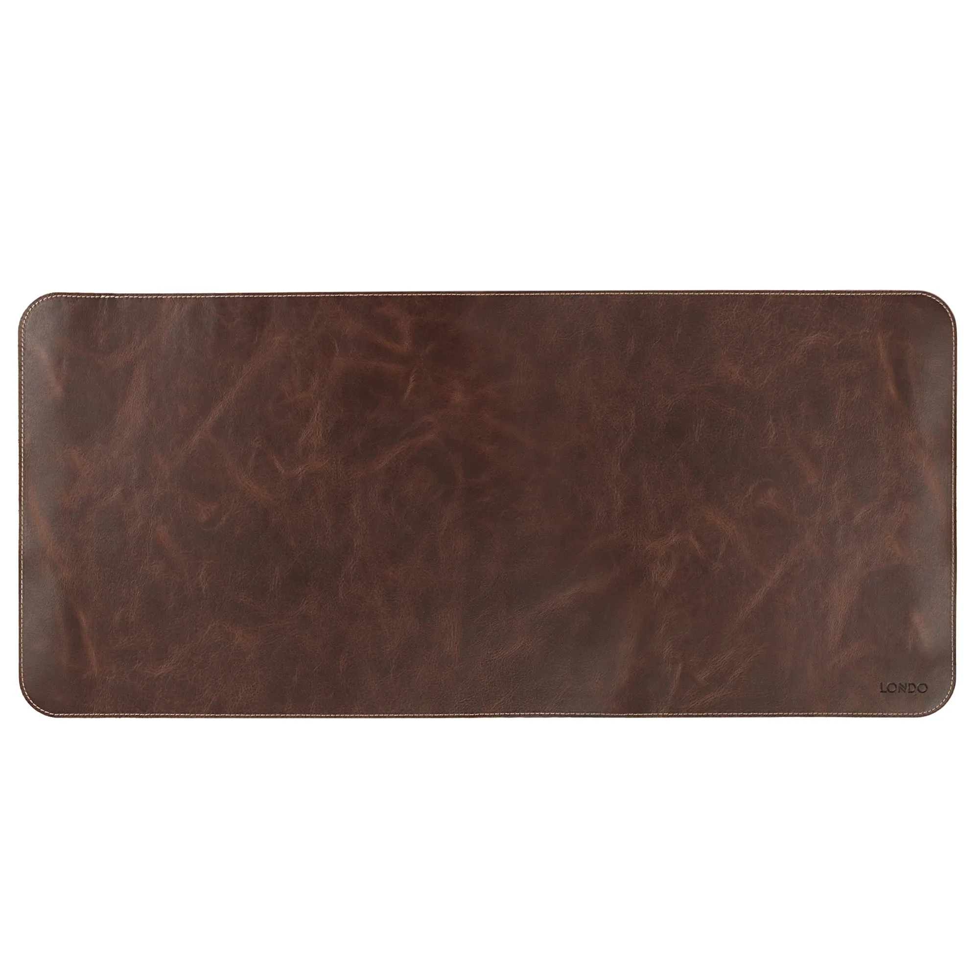 Londo Top Grain Leather Extended Mouse Pad, Leather Office Desk Mat, Desk Pad Protector