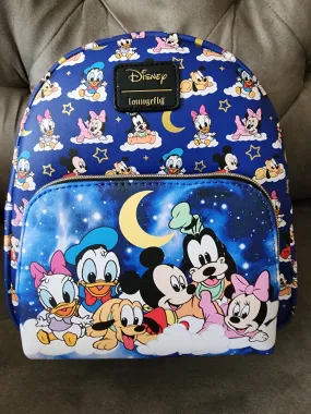 Loungefly Disney Mickey Mouse and Friends as Babies Backpack