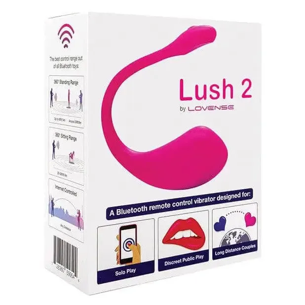 Lovense Lush 2.0 Rechargeable Vibrator with App Control