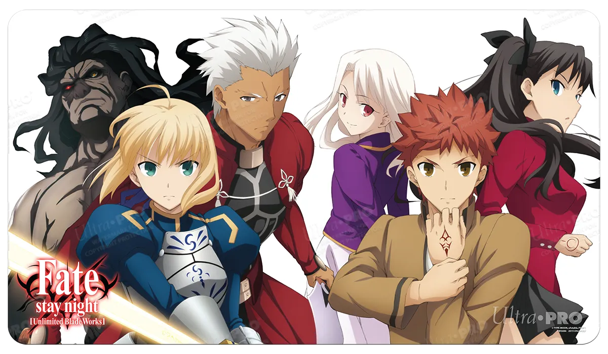 Main Characters Standard Gaming Playmat Mousepad for Fate/stay night