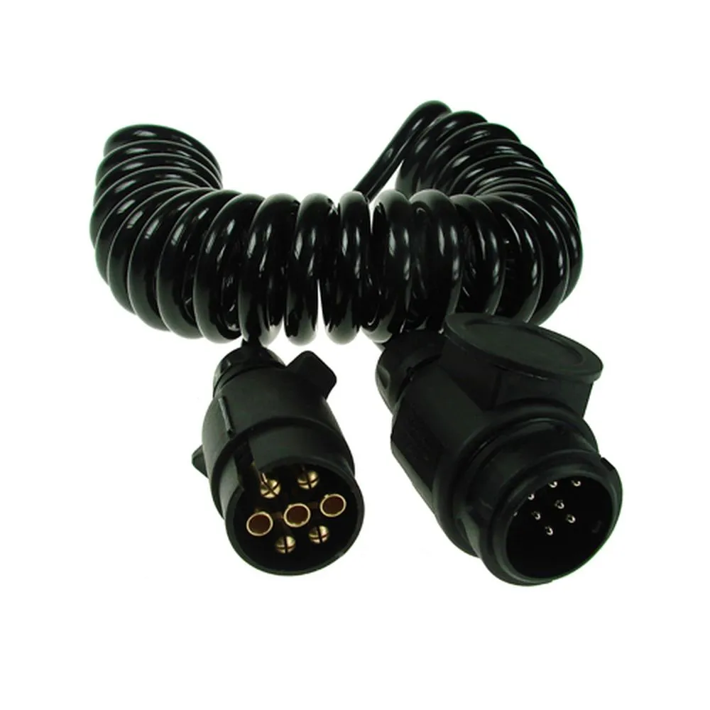 Maypole 2.5m 7 Pin Plug to 8 Pin Curly Conversion Lead (13 Pin Type) MP5901