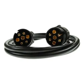 Maypole 7 Pin 1.5m 2×7 Pin Plugs & 7 Core Connecting Lead MP5880