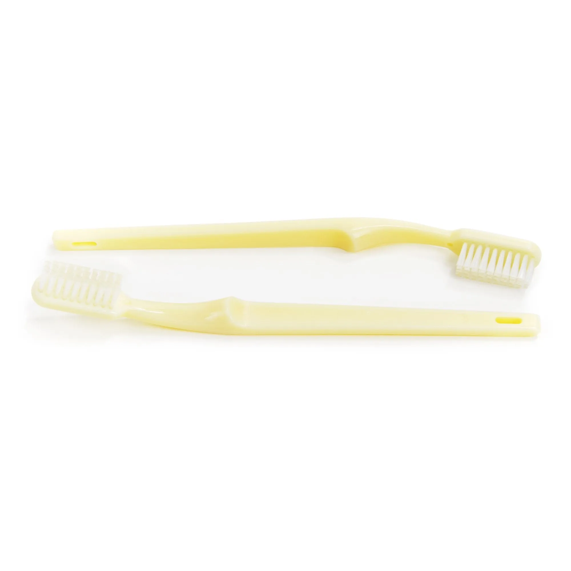 McKesson Toothbrush, Ivory, Adult Medium, 1-1/16" x 3/8" Head, 1/2" x 5-7/8" Handle