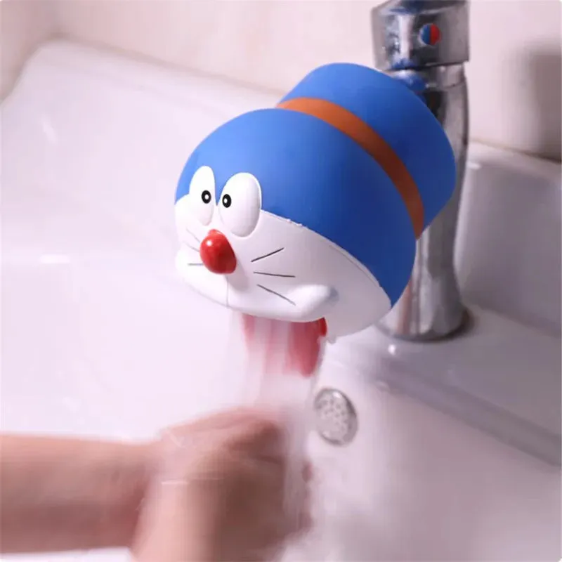 Mickey figure water tap Faucet Extender Water Saving silicone Faucet Extension Tool Help Children Washing hand