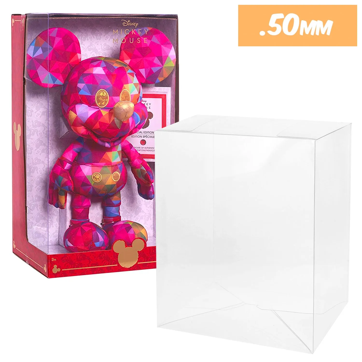 MICKEY MOUSE PLUSH Amazon Protectors (0.50mm thick) 16.25h x 10.75w x 8d