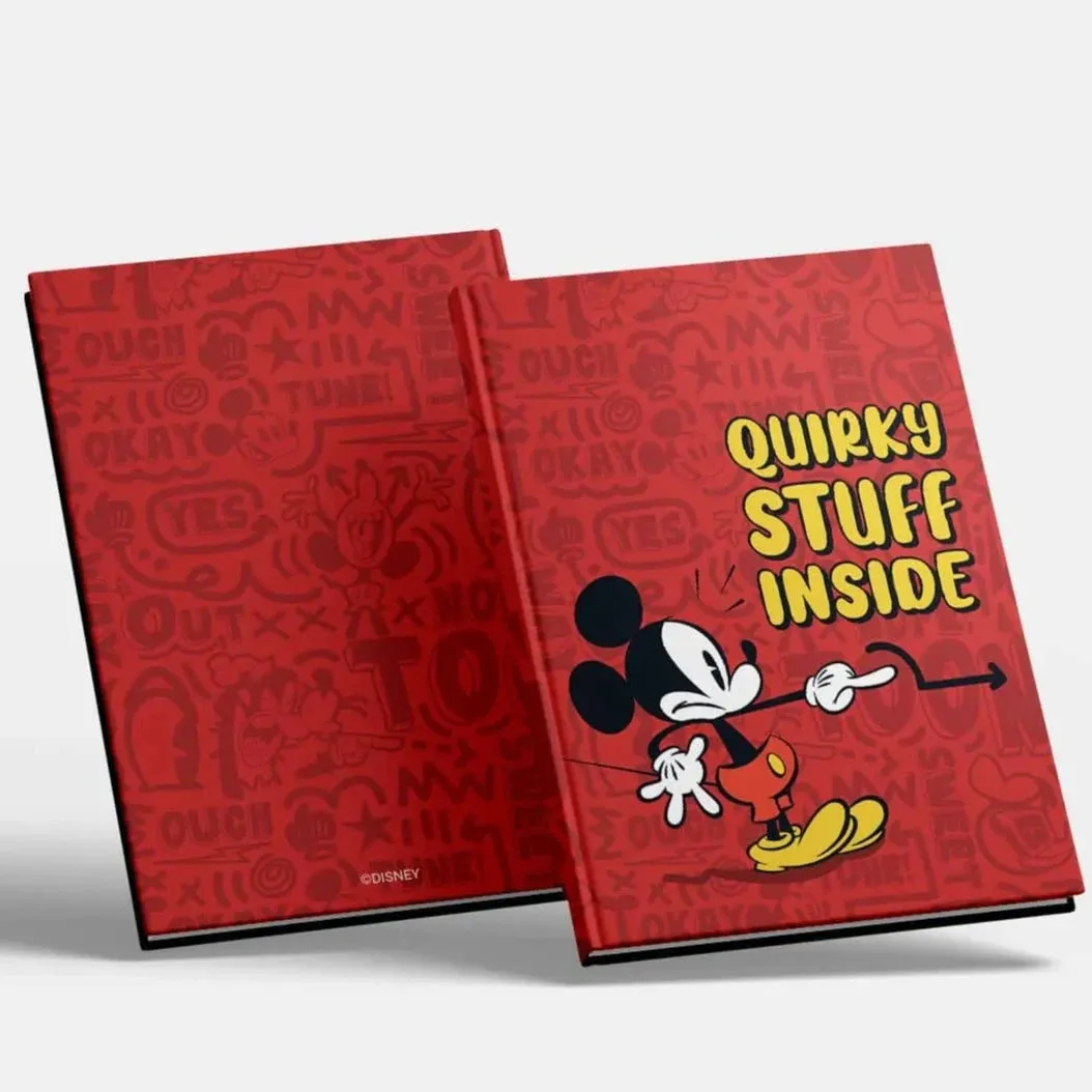 Mickey Mouse Quirky Stuff Hardbound Diary