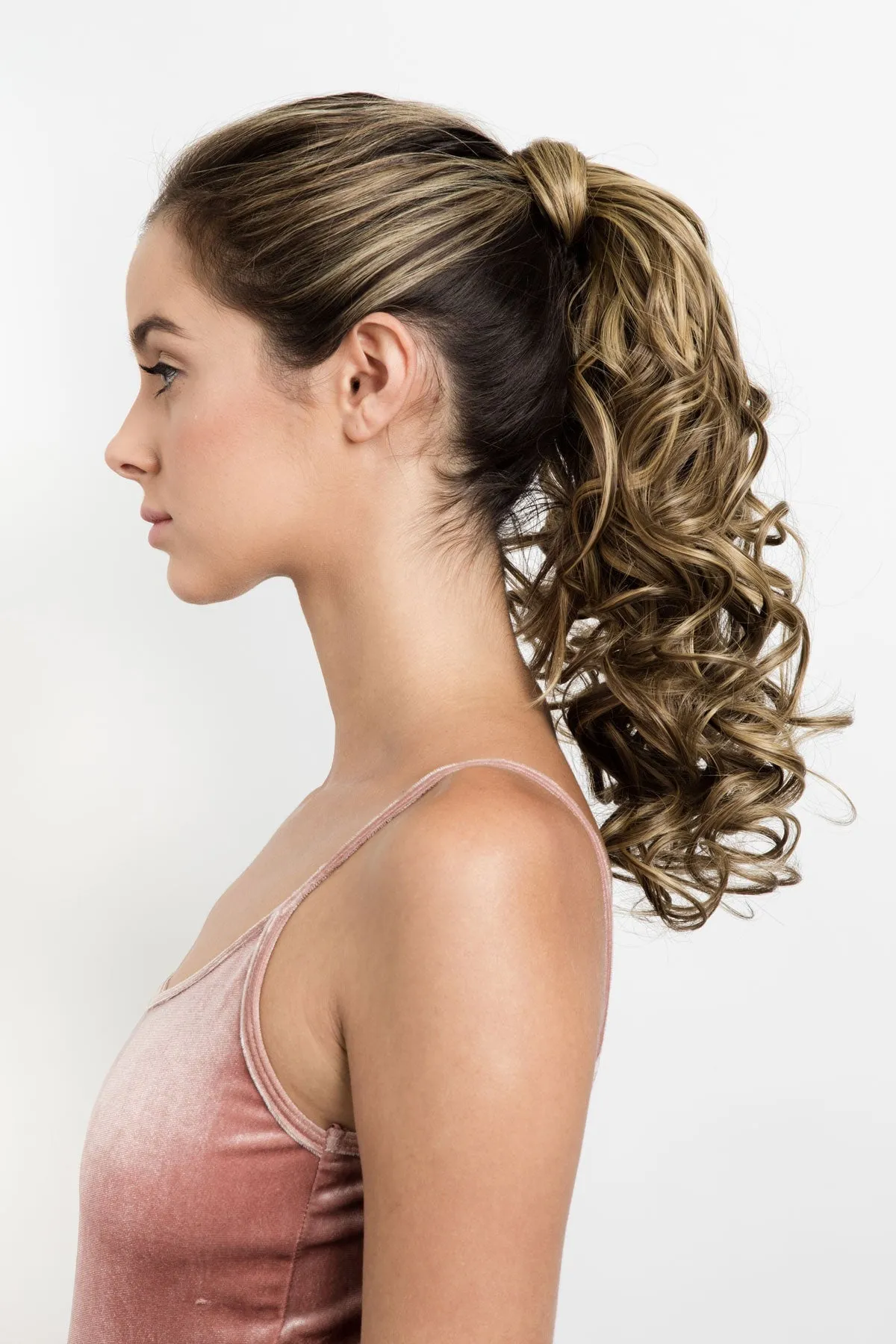 Miley - 18" Futura  Curly Wrap-Around Ponytail Extension